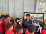 นักเรียนชั้นประถมศึกษาปีที่ 1-4 เข้าศึกษาดูงานสดุดีวีรชน กองบิน 5  โรงเรียนเทศบาลบ้านค่าย...