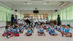 นักเรียนระดับชััน อนุบาล 1 - ประถมศึกษาปีที่ 3 เข้าร่วมอบรมหลักสูตร ยุวสาสมาธิ...