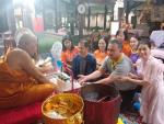 ถวายกระเช้าวัดคลองวาฬและวัดธรรมิการาม...
